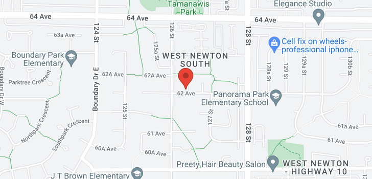 map of 6215 126A STREET